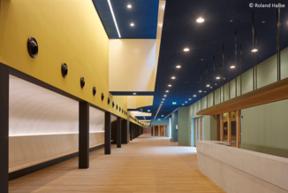 Interior view of the Volkstheater in Munich.