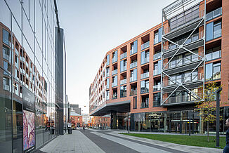 Mixed-use neighbourhood Koneser in Warsaw.