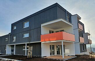 Herbstwiesen retirement home in timber frame construction in Kümmersbruck.