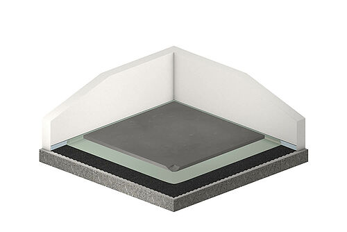 REGUPOL sound 47 under cement screed