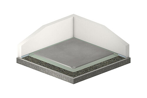 REGUPOL comfort 12 under Renoscreed