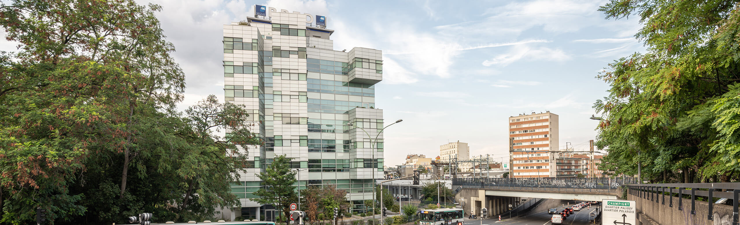 New BRED Bank office complex in Joinville-le-Pont Paris.
