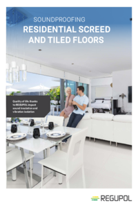 REGUPOL sonus Tiles and Screeds