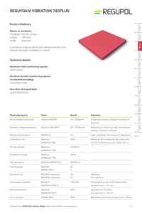 REGUFOAM vibration 740plus