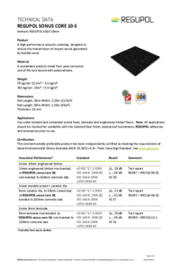 REGUPOL sonus core 10-S